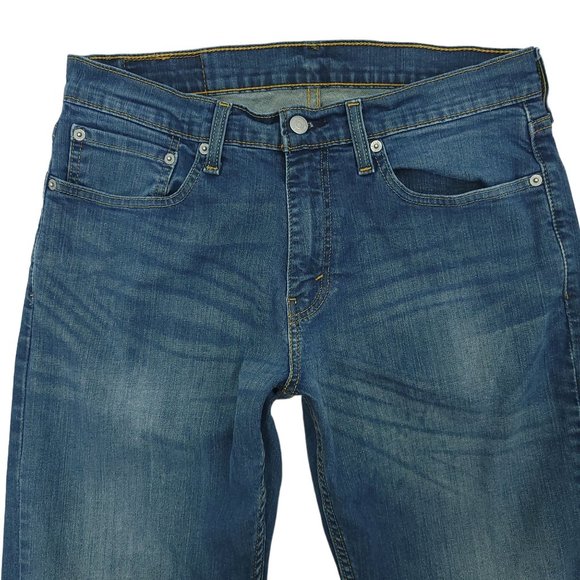 Levis 559 Jeans Relaxed Straight Stretch Men 32 x 38 Lot of 2 Dark Wash Mid Rise - Picture 3 of 12